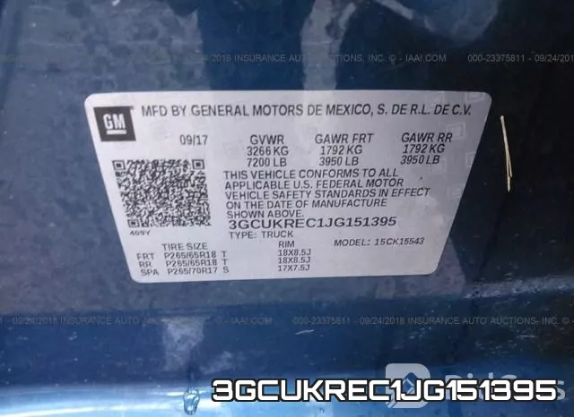 3GCUKREC1JG151395 фото 10