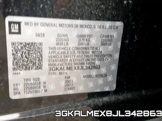 3GKALMEX8JL342863 фото 2
