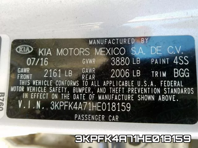 3KPFK4A71HE018159 фото 2