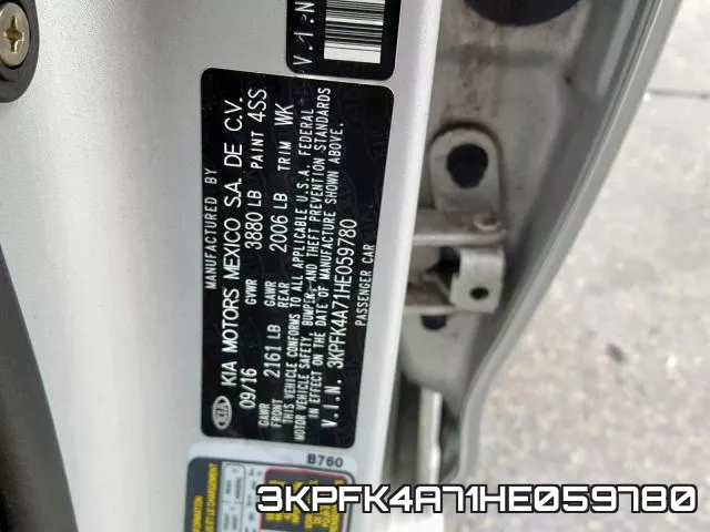 3KPFK4A71HE059780 фото 2