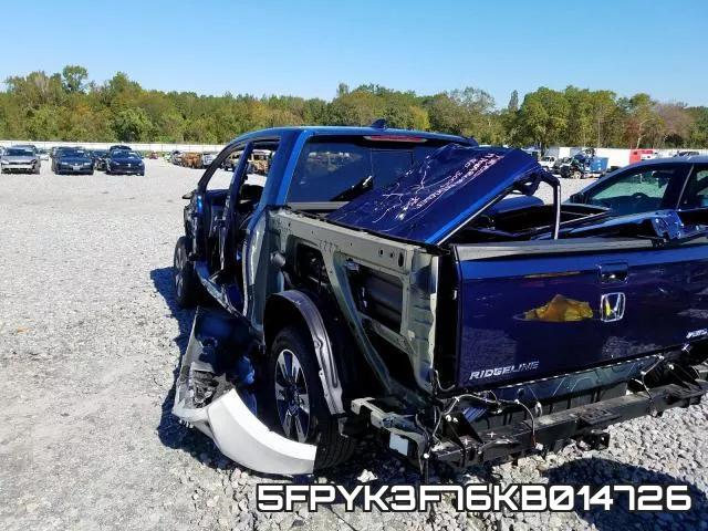 5FPYK3F76KB014726 фото 4