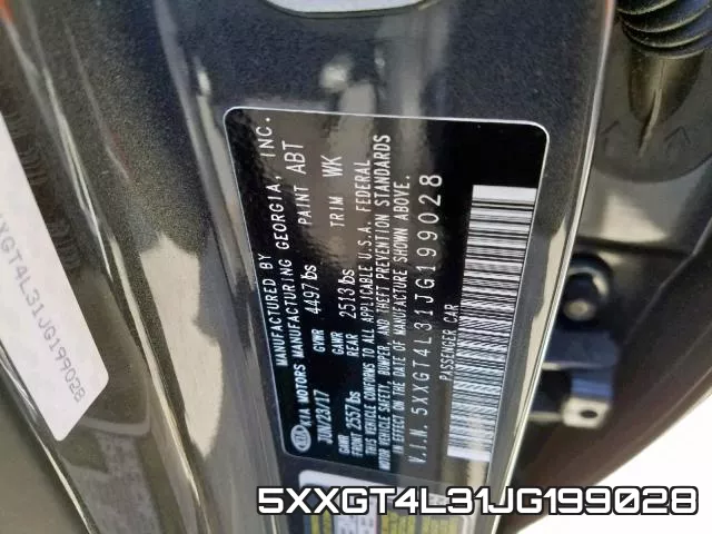 5XXGT4L31JG199028 фото 2