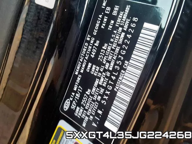 5XXGT4L35JG224268 фото 2