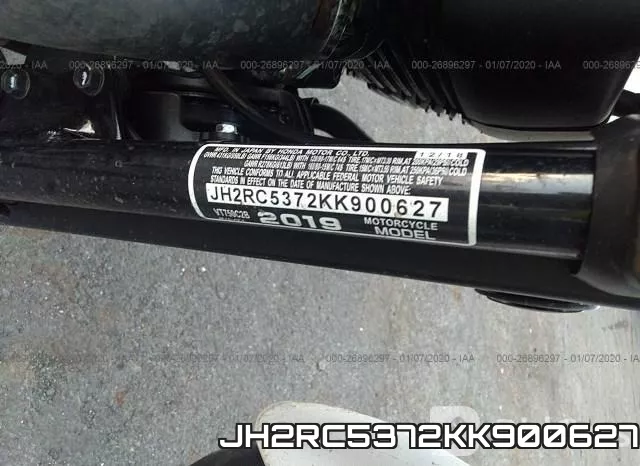 JH2RC5372KK900627 фото 2