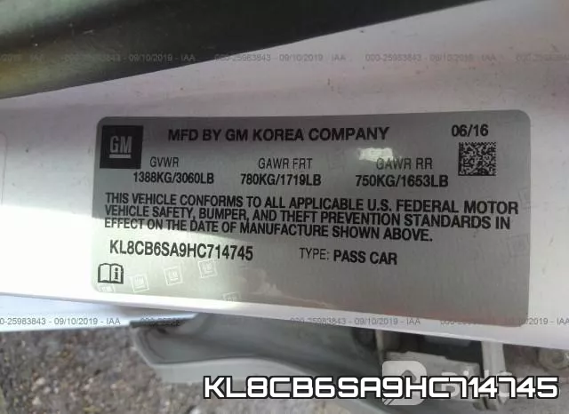 KL8CB6SA9HC714745 фото 8