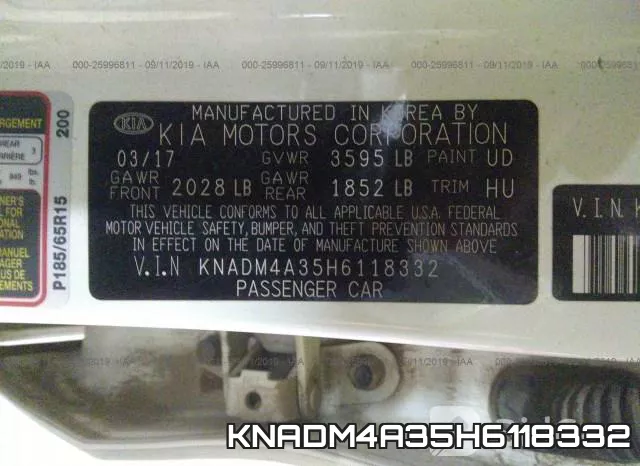 KNADM4A35H6118332 фото 10