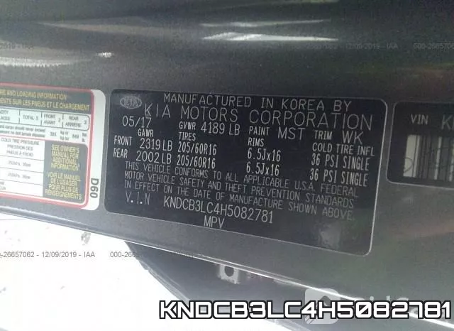 KNDCB3LC4H5082781 фото 10