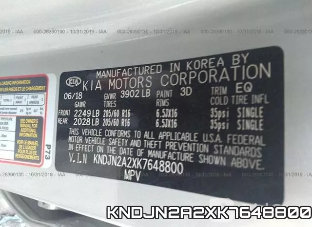 KNDJN2A2XK7648800 фото 6