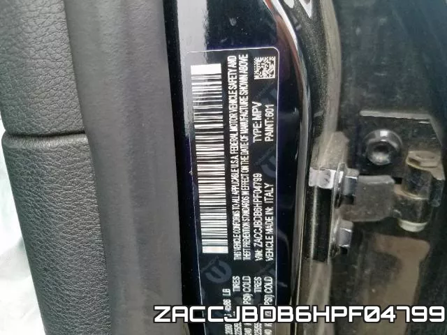 ZACCJBDB6HPF04799 фото 2
