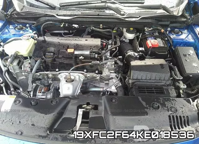 19XFC2F64KE018536 фото 2