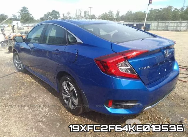 19XFC2F64KE018536 фото 4
