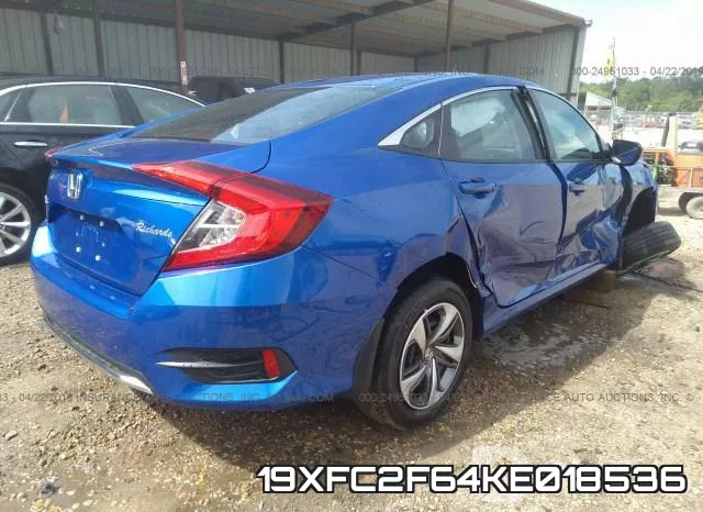 19XFC2F64KE018536 фото 5