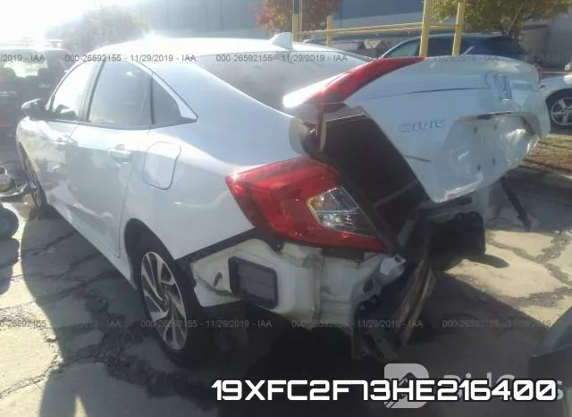 19XFC2F73HE216400 фото 4