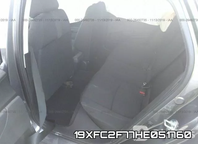 19XFC2F77HE051760 фото 8