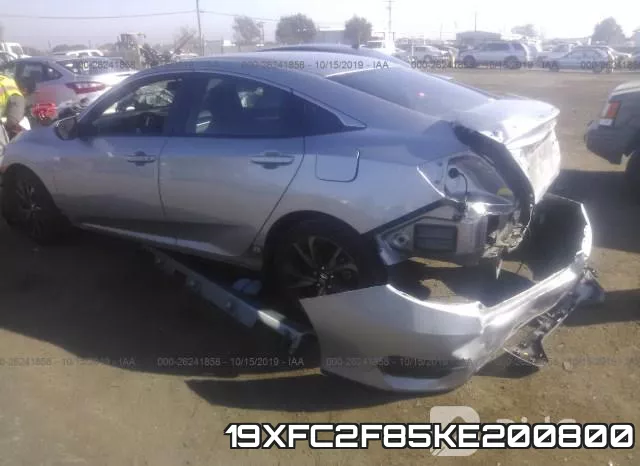 19XFC2F85KE200800 фото 4