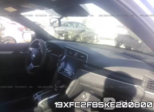 19XFC2F85KE200800 фото 6