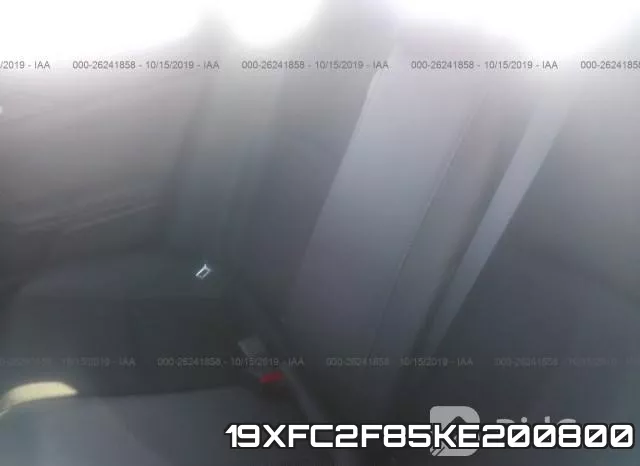 19XFC2F85KE200800 фото 9