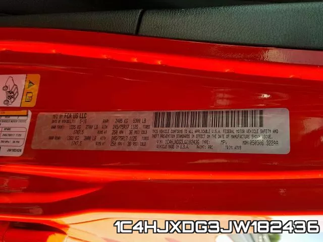 1C4HJXDG3JW182436 фото 2