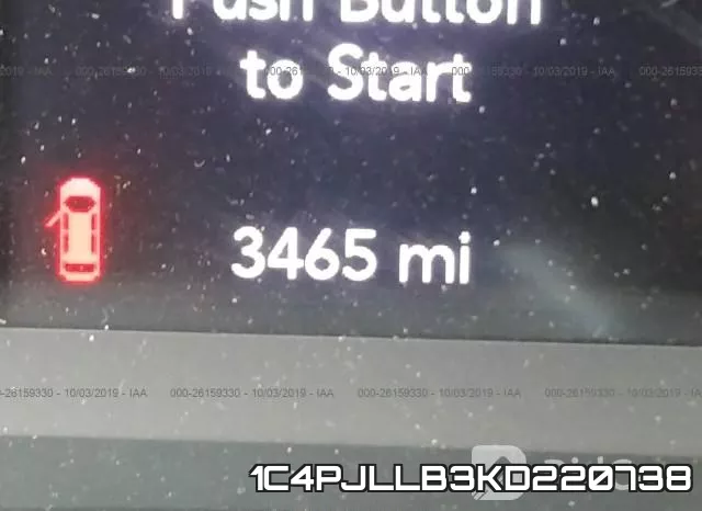 1C4PJLLB3KD220738 фото 8