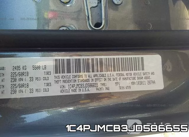 1C4PJMCB3JD586655 фото 10