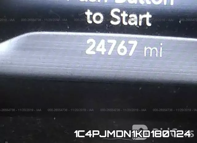 1C4PJMDN1KD180724 фото 8