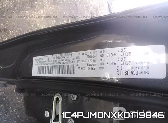 1C4PJMDNXKD179846 фото 10