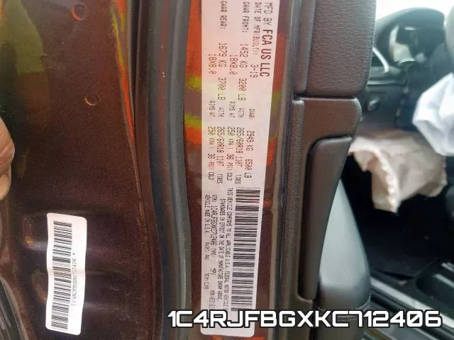 1C4RJFBGXKC712406 фото 2
