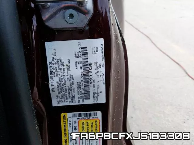 1FA6P8CFXJ5183308 фото 2