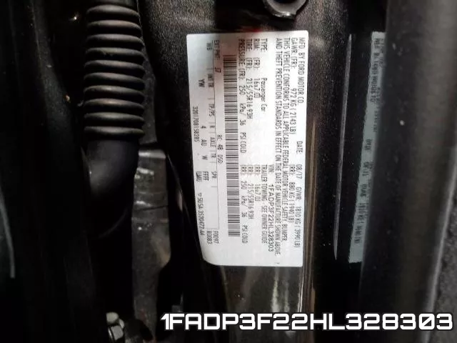 1FADP3F22HL328303 фото 2
