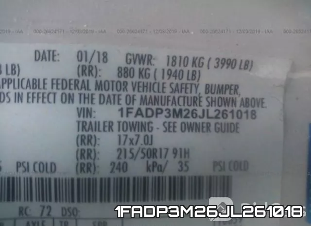1FADP3M26JL261018 фото 7