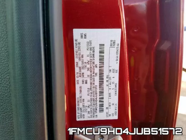 1FMCU9HD4JUB51572 фото 2