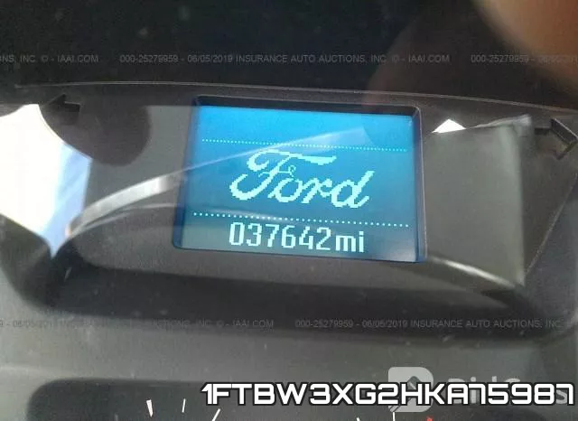 1FTBW3XG2HKA75987 фото 8