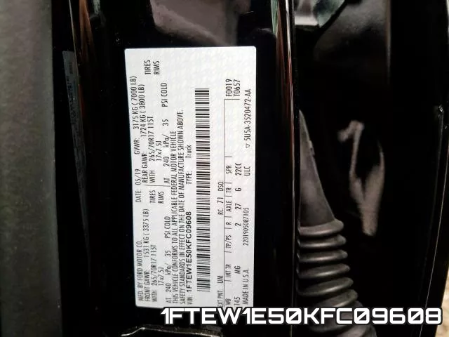 1FTEW1E50KFC09608 фото 2