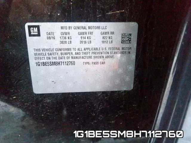 1G1BE5SM8H7112760 фото 2