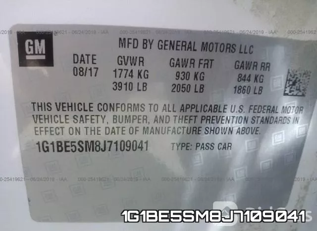 1G1BE5SM8J7109041 фото 10