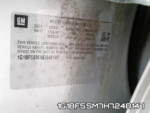 1G1BF5SM7H7248147 фото 2