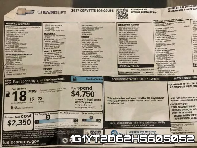 1G1YT2D62H5605052 фото 4