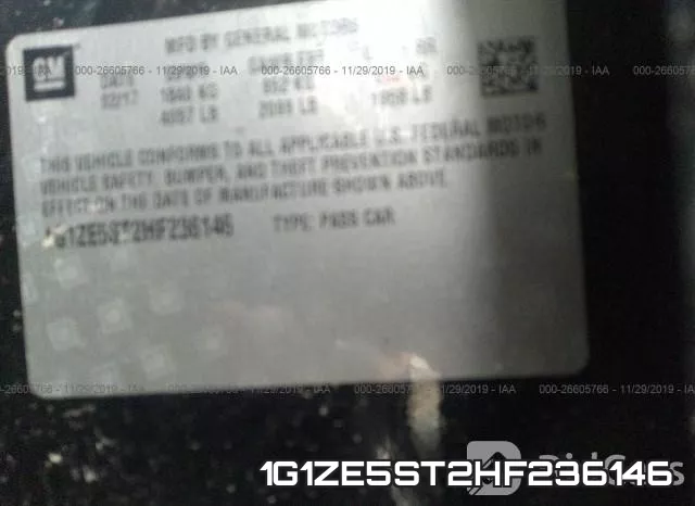 1G1ZE5ST2HF236146 фото 9