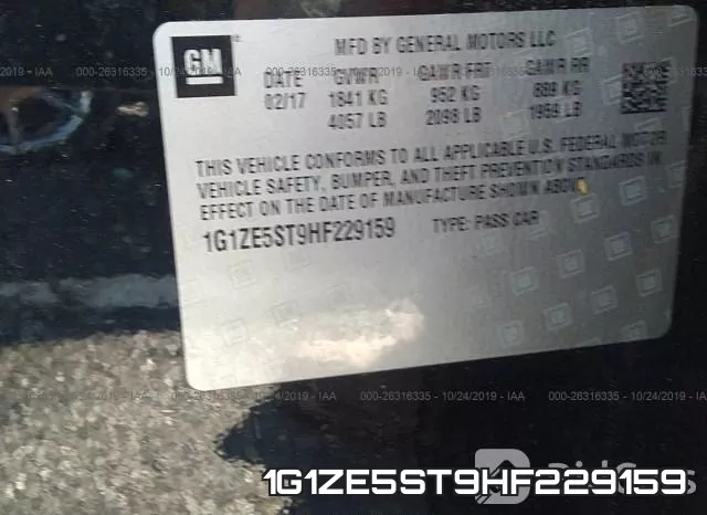 1G1ZE5ST9HF229159 фото 10