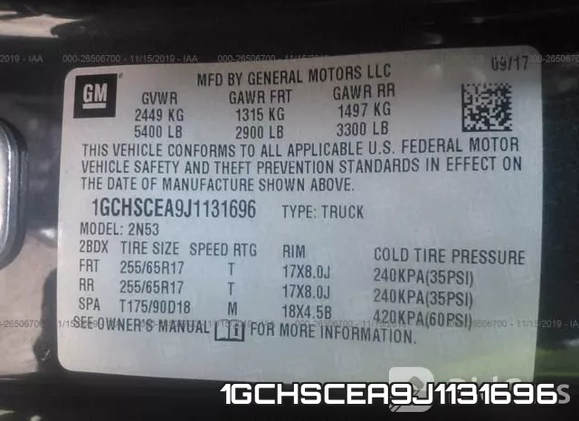 1GCHSCEA9J1131696 фото 10