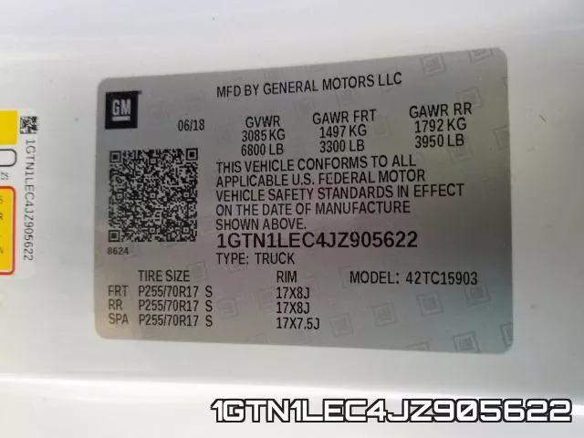 1GTN1LEC4JZ905622 фото 2