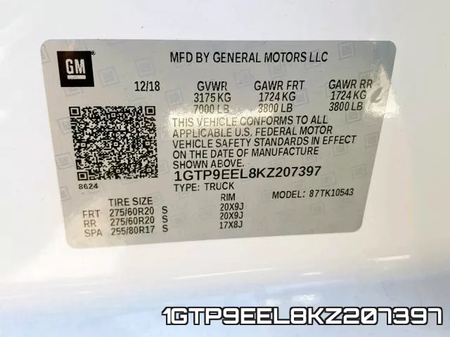 1GTP9EEL8KZ207397 фото 2