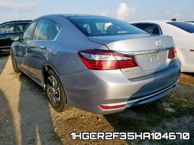 1HGCR2F35HA104670 фото 3