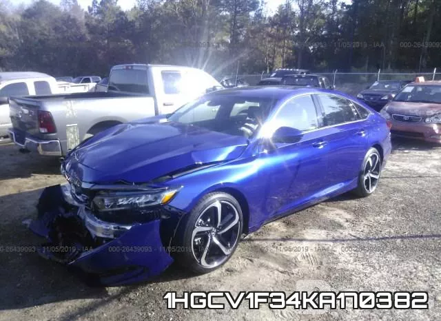 1HGCV1F34KA170382 фото 3