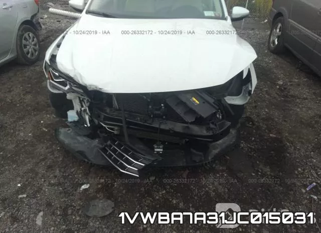 1VWBA7A31JC015031 фото 6