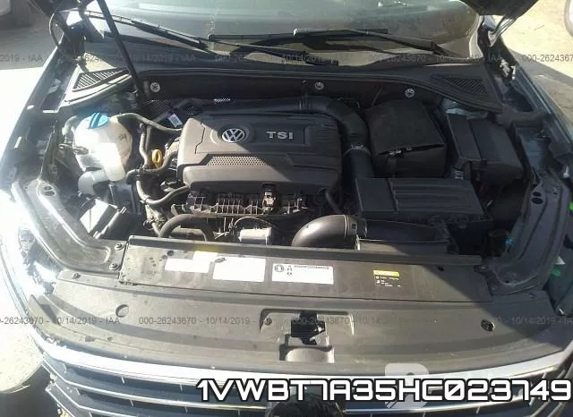 1VWBT7A35HC023749 фото 2