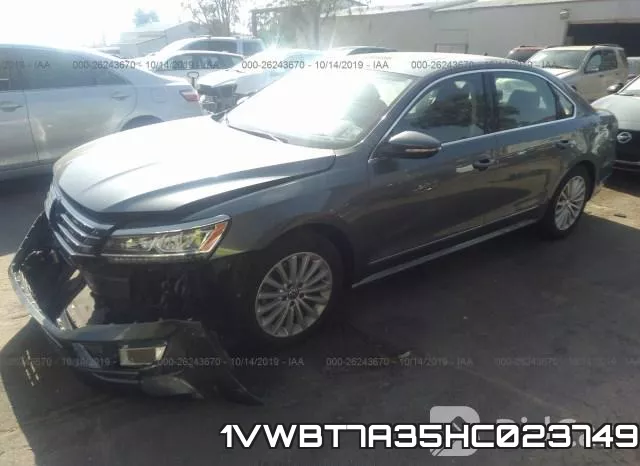 1VWBT7A35HC023749 фото 3