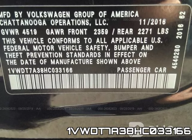 1VWDT7A38HC033166 фото 10