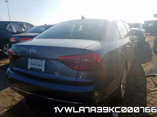 1VWLA7A39KC000766 фото 4