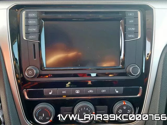 1VWLA7A39KC000766 фото 9